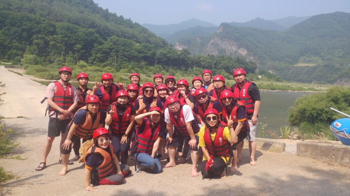 2018. 6. 22. (금) ~ 24. (일) < 2018학년도 하계 현장 교육: 동강 래프팅 체험 >