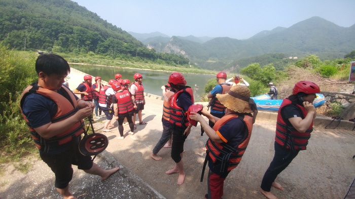 2018. 6. 22. (금) ~ 24. (일) < 2018학년도 하계 현장 교육: 동강 래프팅 체험 >
