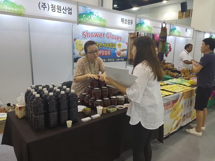 2017. 8. 11. (금) <제 6회 로하스 박람회 관광융복합학과 홍보 부스> 1일차